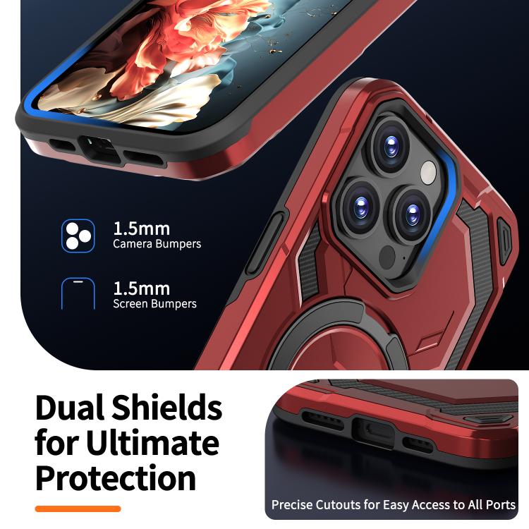 For iPhone 15 Pro Cooling MagSafe Holder Phone Case