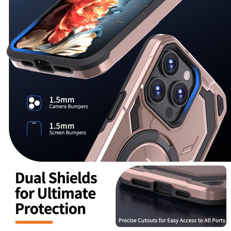 For iPhone 15 Pro Cooling MagSafe Holder Phone Case