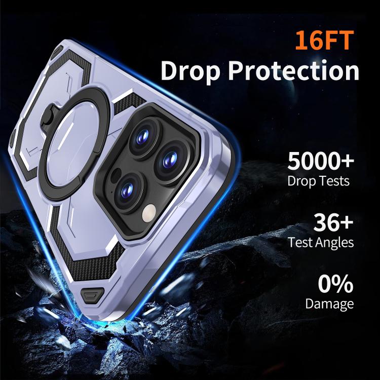 For iPhone 15 Pro Cooling MagSafe Holder Phone Case