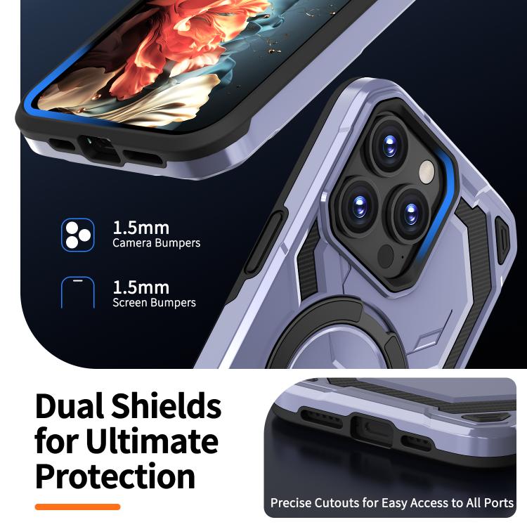For iPhone 15 Pro Cooling MagSafe Holder Phone Case