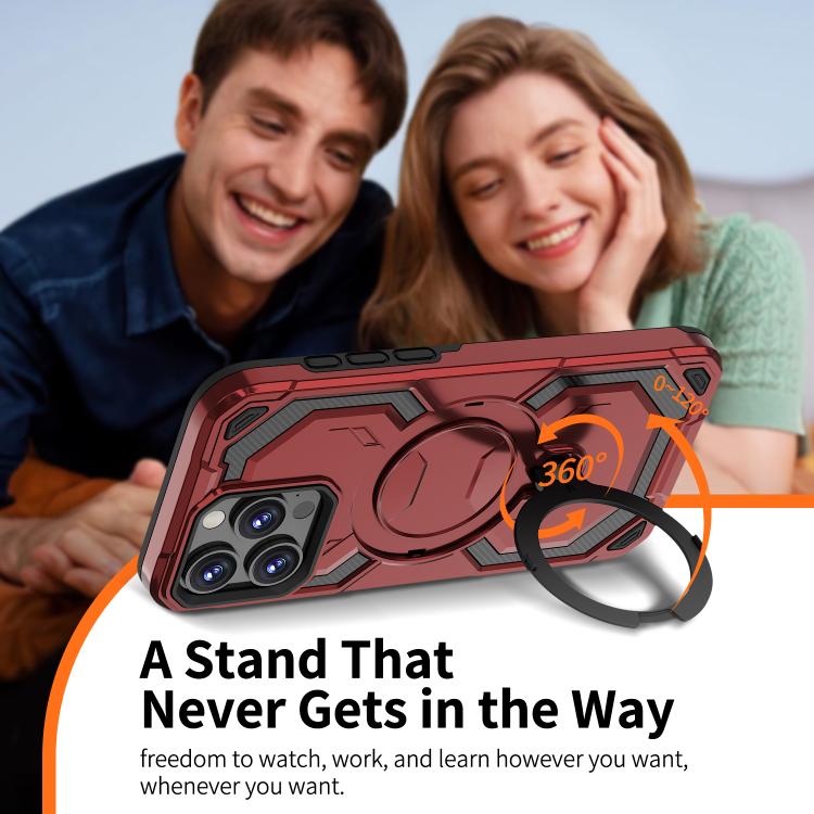 For iPhone 15 Pro Max Cooling MagSafe Holder Phone Case