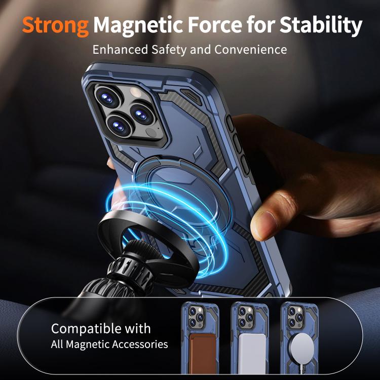 For iPhone 15 Pro Max Cooling MagSafe Holder Phone Case