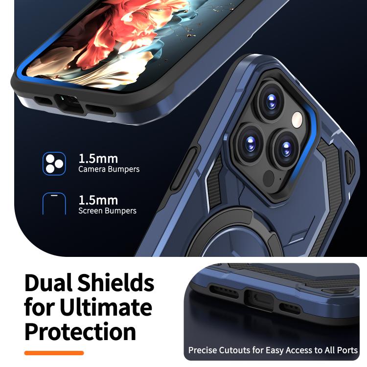For iPhone 15 Pro Max Cooling MagSafe Holder Phone Case