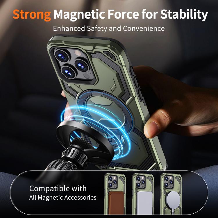 For iPhone 15 Pro Max Cooling MagSafe Holder Phone Case