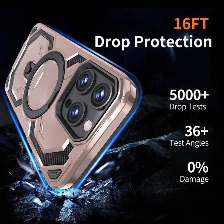 For iPhone 15 Pro Max Cooling MagSafe Holder Phone Case
