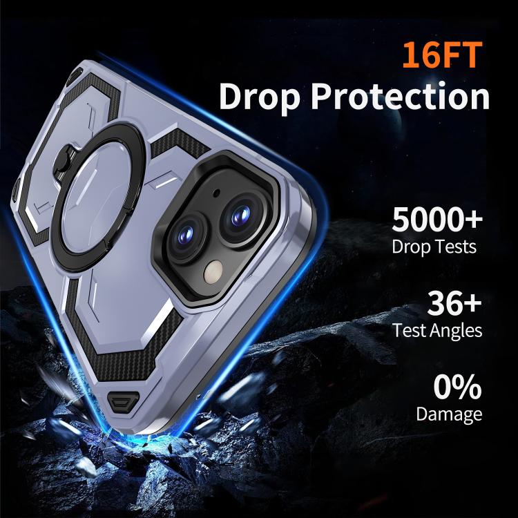 For iPhone 16 Cooling MagSafe Holder Phone Case