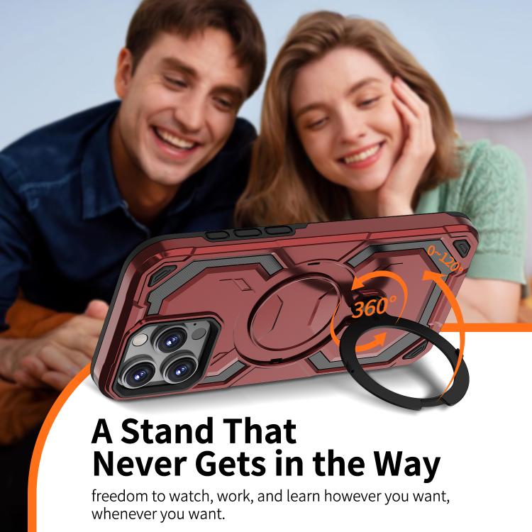 For iPhone 16 Pro Cooling MagSafe Holder Phone Case