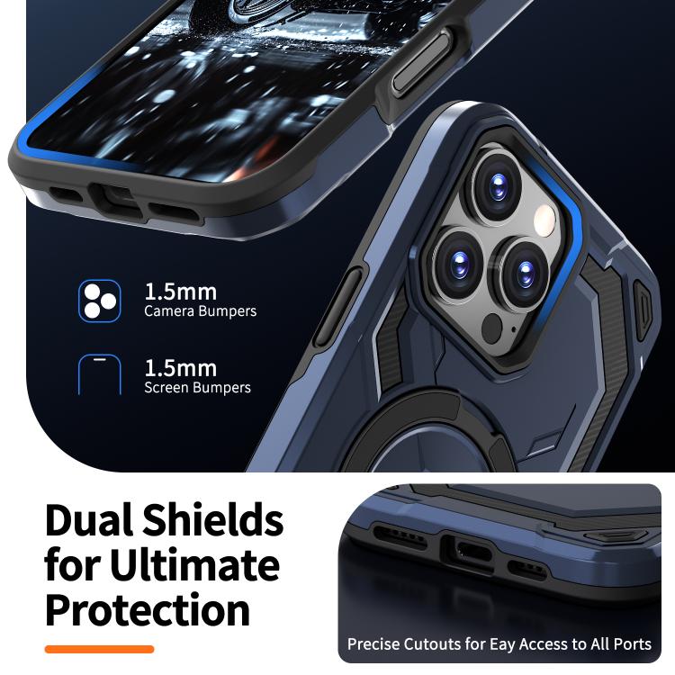 For iPhone 16 Pro Cooling MagSafe Holder Phone Case
