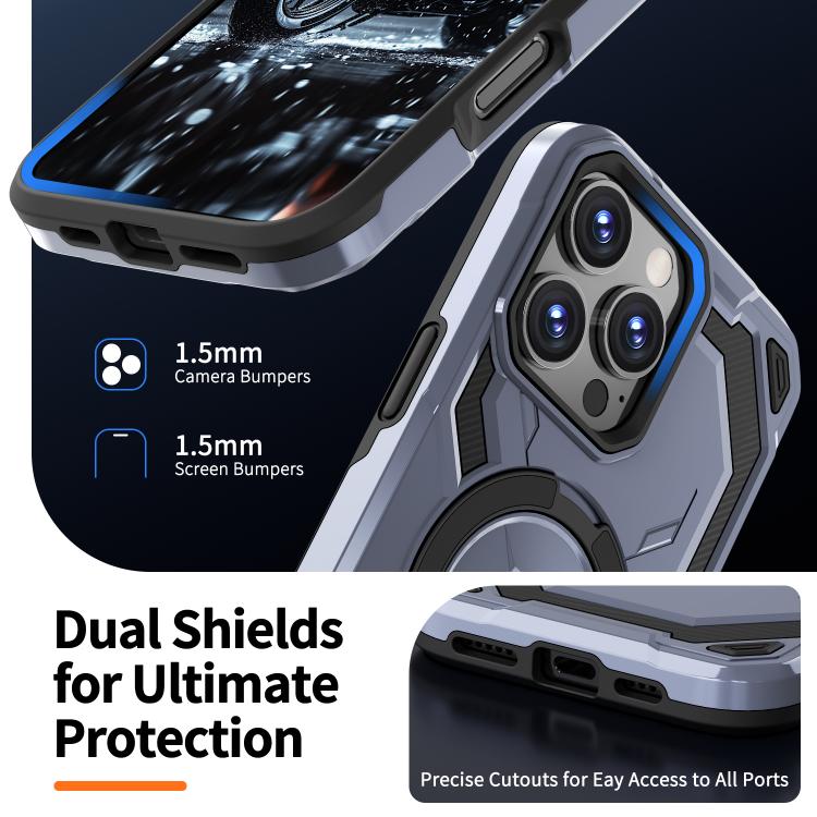 For iPhone 16 Pro Cooling MagSafe Holder Phone Case