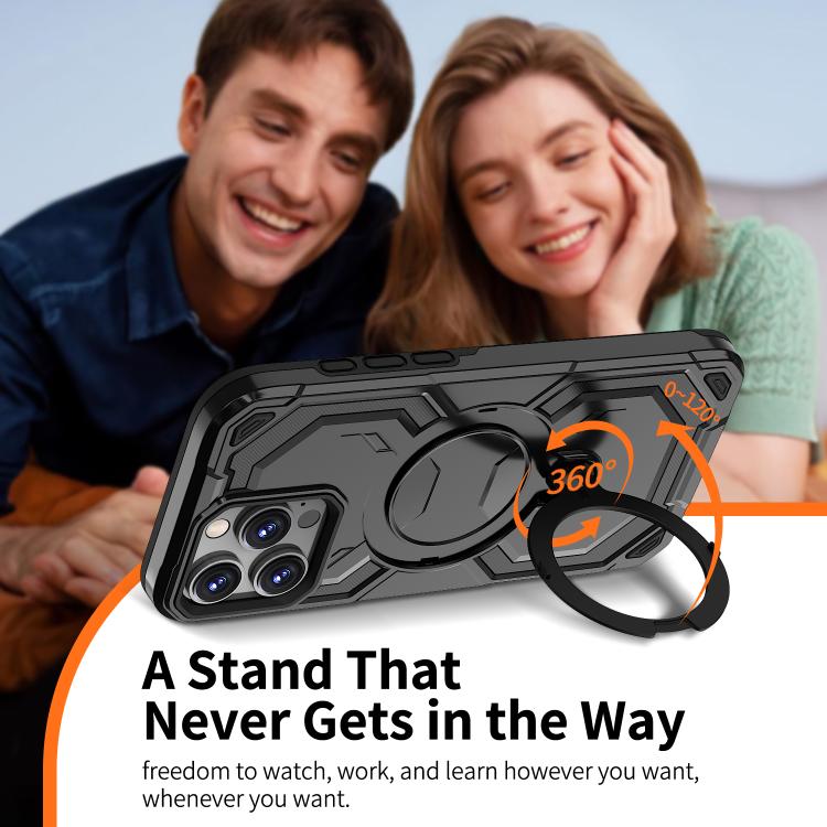For iPhone 16 Pro Max Cooling MagSafe Holder Phone Case