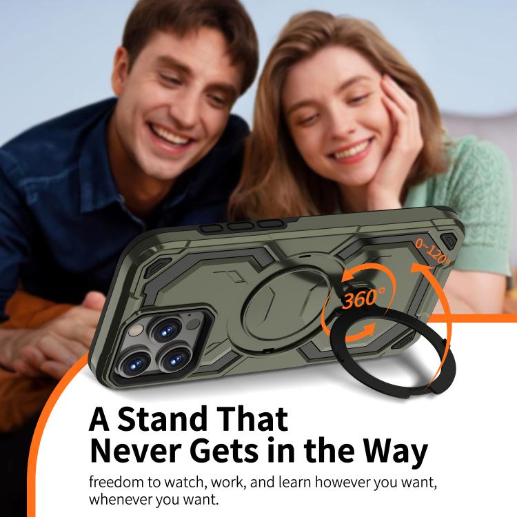 For iPhone 16 Pro Max Cooling MagSafe Holder Phone Case