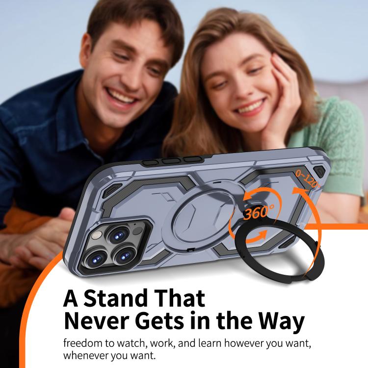 For iPhone 16 Pro Max Cooling MagSafe Holder Phone Case