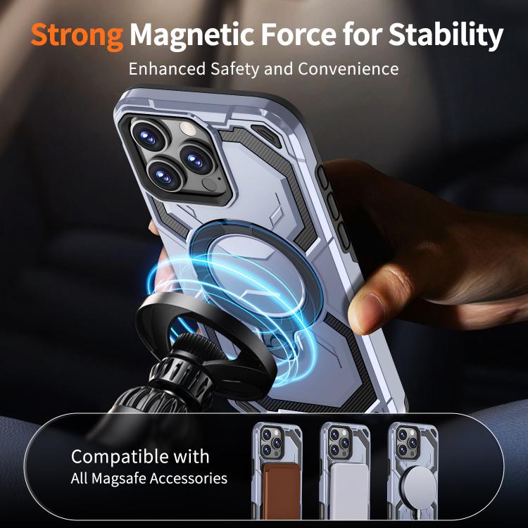 For iPhone 16 Pro Max Cooling MagSafe Holder Phone Case