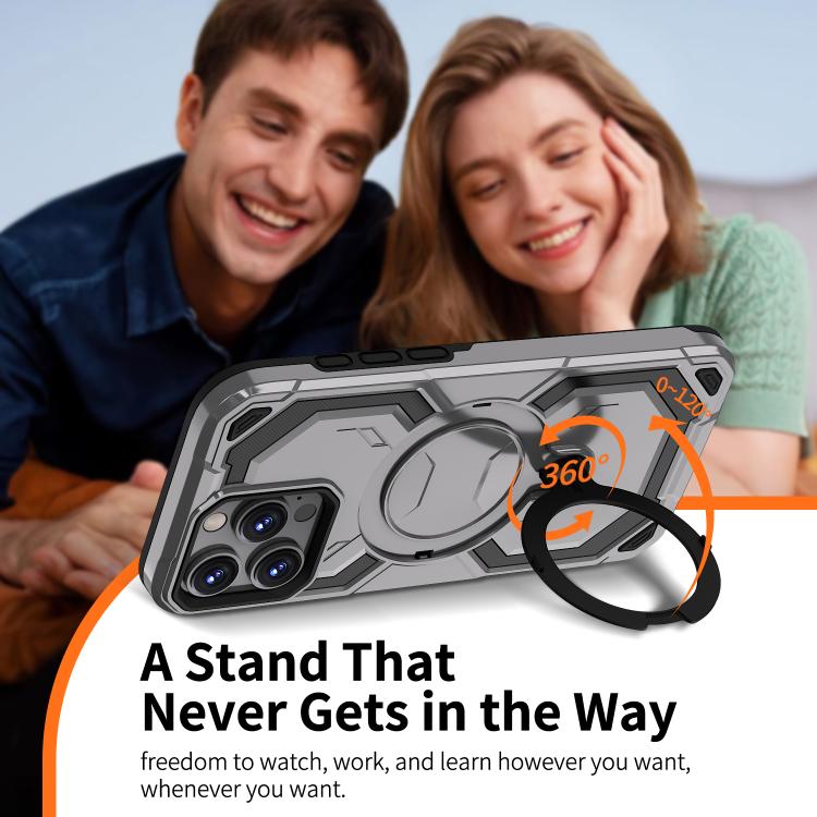 For iPhone 16 Pro Max Cooling MagSafe Holder Phone Case