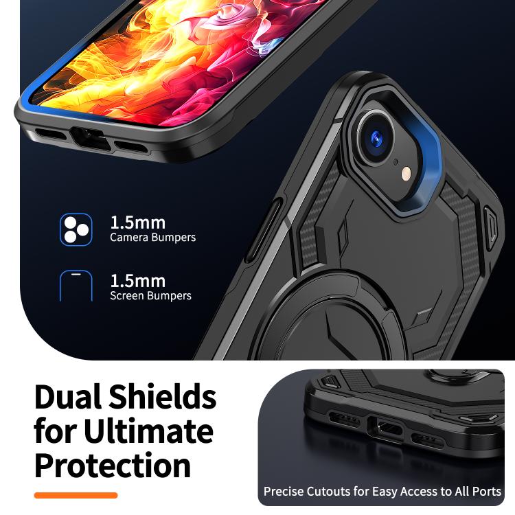 For iPhone 17e / 16e Cooling MagSafe Holder Phone Case