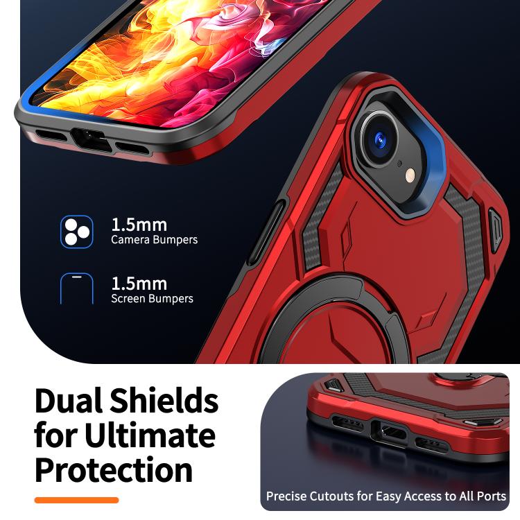 For iPhone 17e / 16e Cooling MagSafe Holder Phone Case