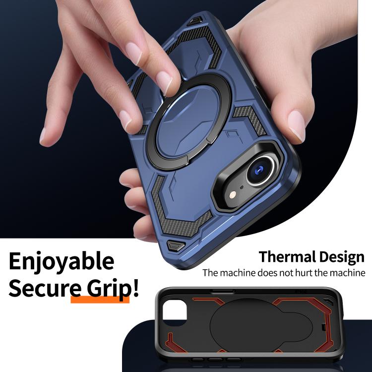 For iPhone 17e / 16e Cooling MagSafe Holder Phone Case