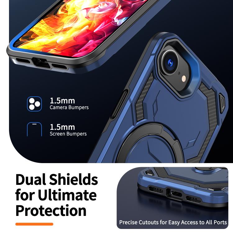 For iPhone 17e / 16e Cooling MagSafe Holder Phone Case