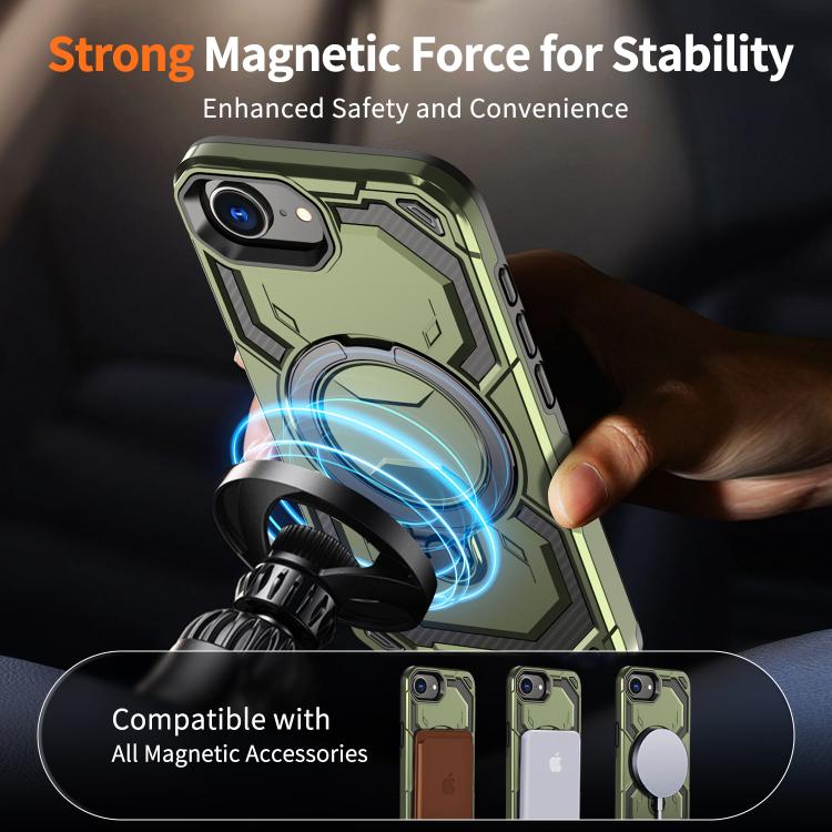 For iPhone 17e / 16e Cooling MagSafe Holder Phone Case