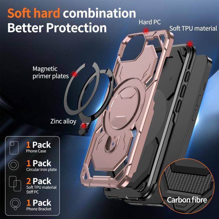 For iPhone 17e / 16e Cooling MagSafe Holder Phone Case
