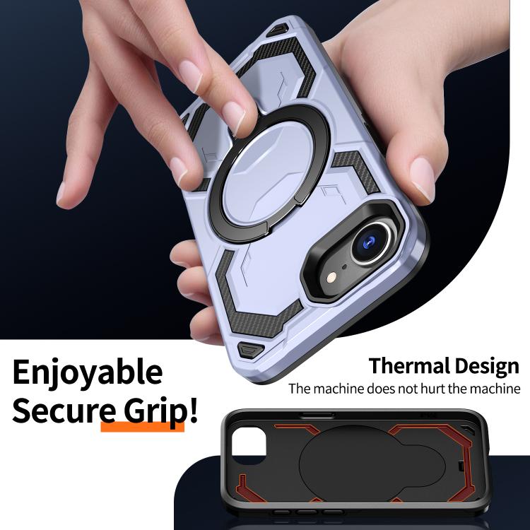 For iPhone 17e / 16e Cooling MagSafe Holder Phone Case