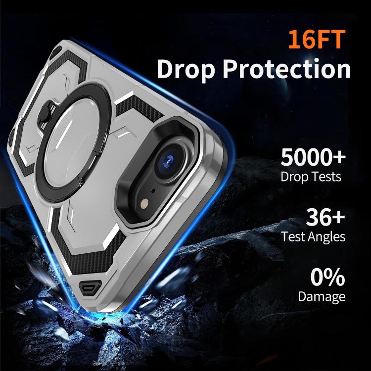 For iPhone 17e / 16e Cooling MagSafe Holder Phone Case