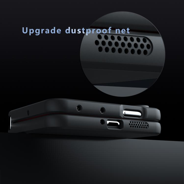 For Huawei Pura X Armor Precise Hole PC Hybrid TPU Phone Case - Transparent
