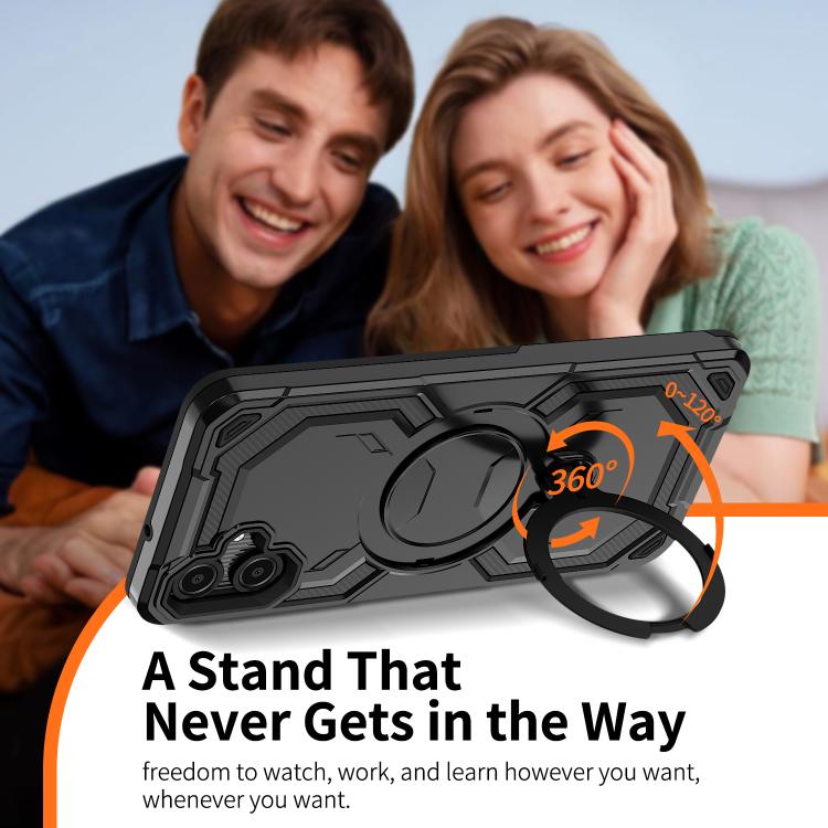 For Samsung Galaxy A06 5G / 4G Cooling MagSafe Holder Phone Case
