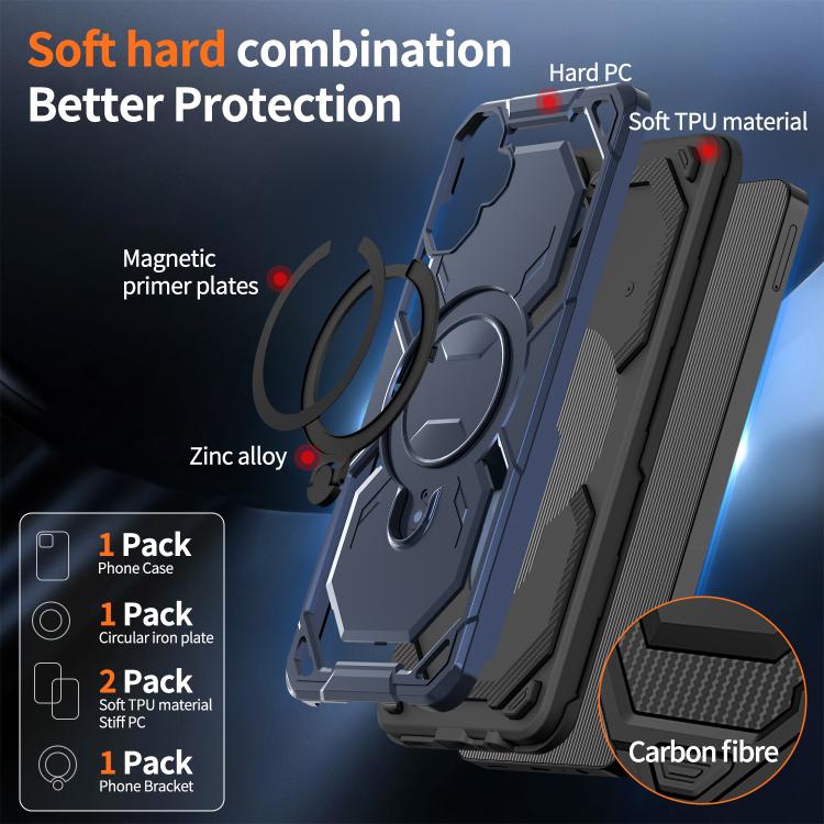 For Samsung Galaxy A06 5G / 4G Cooling MagSafe Holder Phone Case