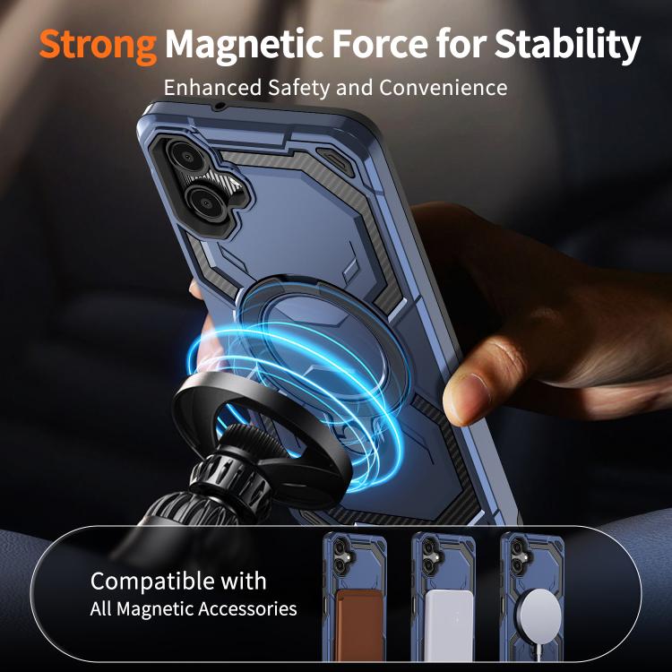 For Samsung Galaxy A06 5G / 4G Cooling MagSafe Holder Phone Case