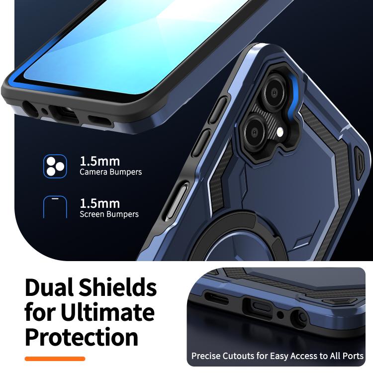 For Samsung Galaxy A06 5G / 4G Cooling MagSafe Holder Phone Case