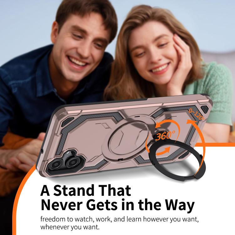 For Samsung Galaxy A06 5G / 4G Cooling MagSafe Holder Phone Case