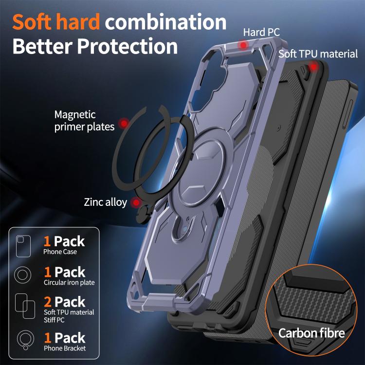 For Samsung Galaxy A06 5G / 4G Cooling MagSafe Holder Phone Case