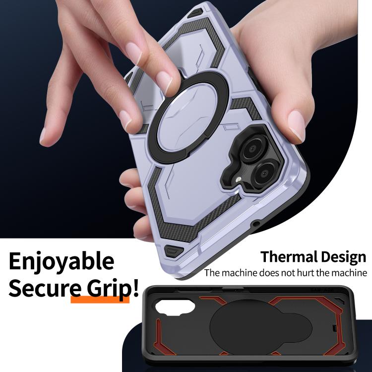 For Samsung Galaxy A06 5G / 4G Cooling MagSafe Holder Phone Case