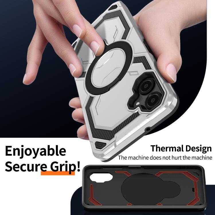 For Samsung Galaxy A06 5G / 4G Cooling MagSafe Holder Phone Case