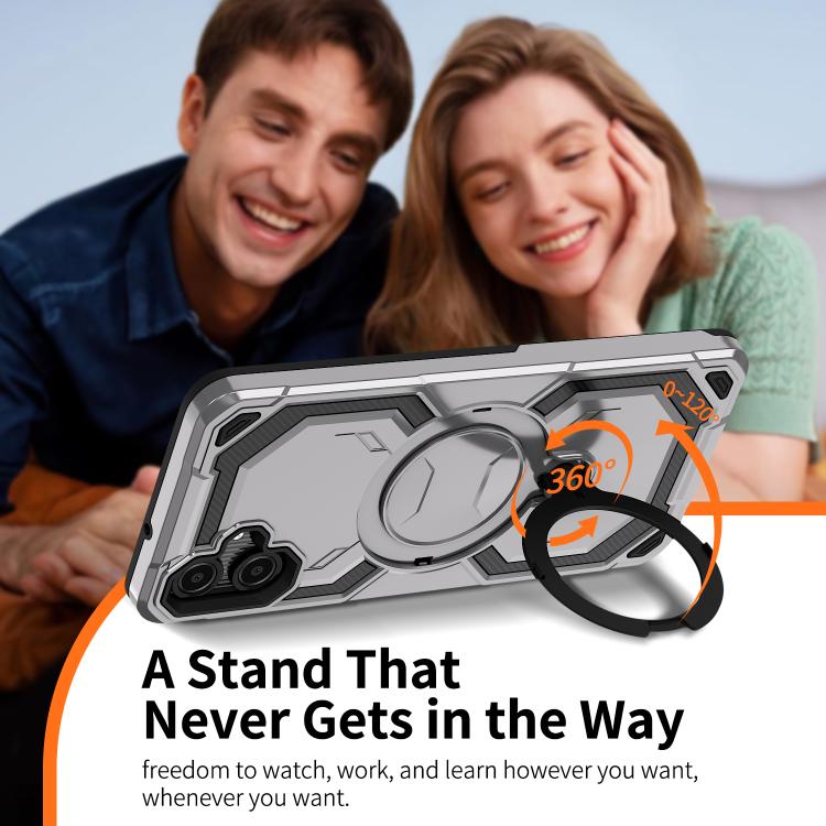 For Samsung Galaxy A06 5G / 4G Cooling MagSafe Holder Phone Case
