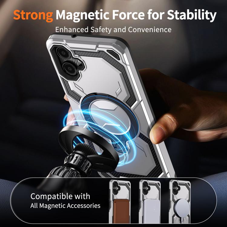 For Samsung Galaxy A06 5G / 4G Cooling MagSafe Holder Phone Case