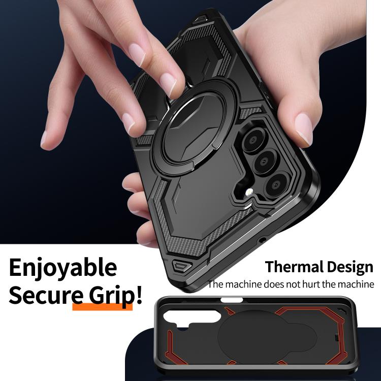 For Samsung Galaxy A16 5G Cooling MagSafe Holder Phone Case