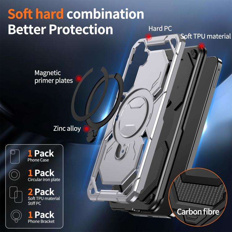 For Samsung Galaxy A16 5G Cooling MagSafe Holder Phone Case