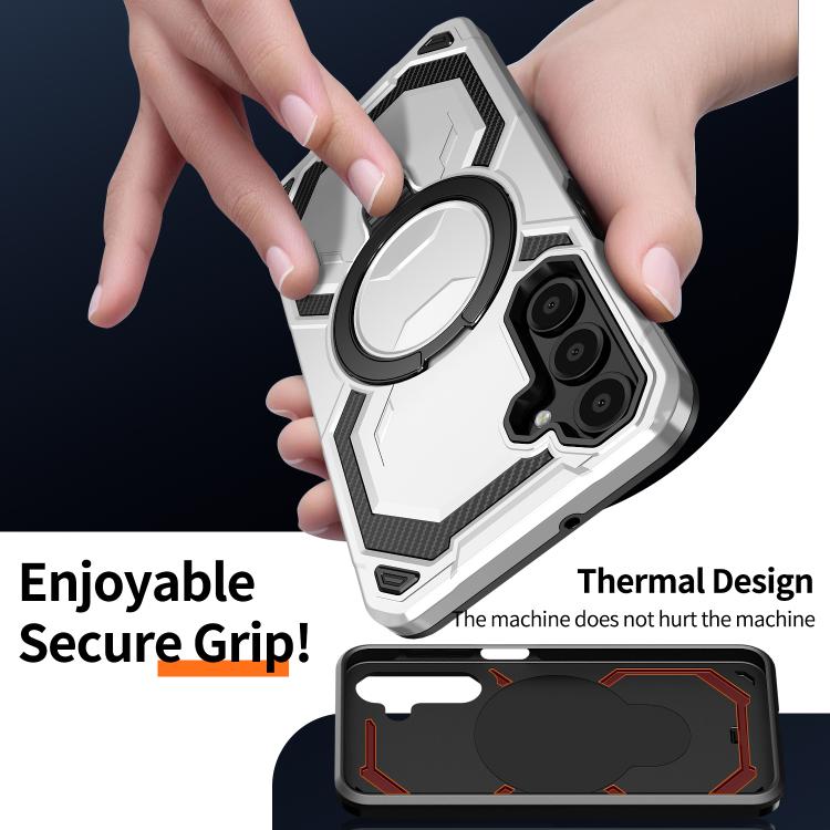 For Samsung Galaxy A16 5G Cooling MagSafe Holder Phone Case