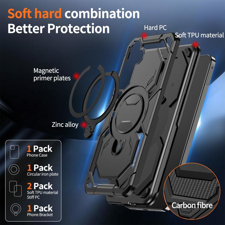 For Samsung Galaxy A15 5G / 4G Cooling MagSafe Holder Phone Case