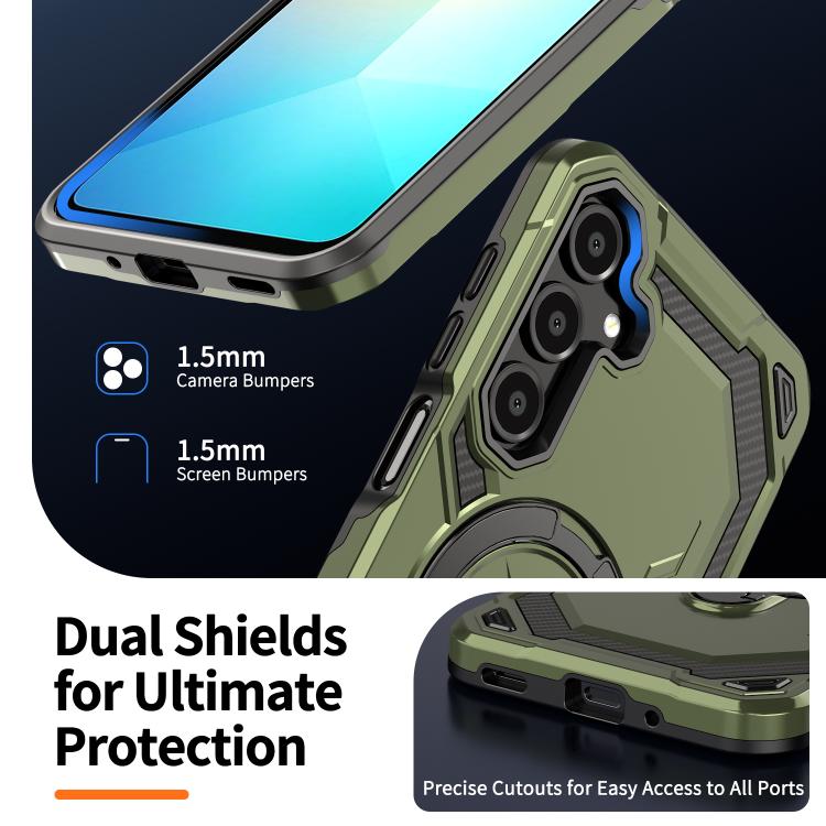 For Samsung Galaxy A15 5G / 4G Cooling MagSafe Holder Phone Case