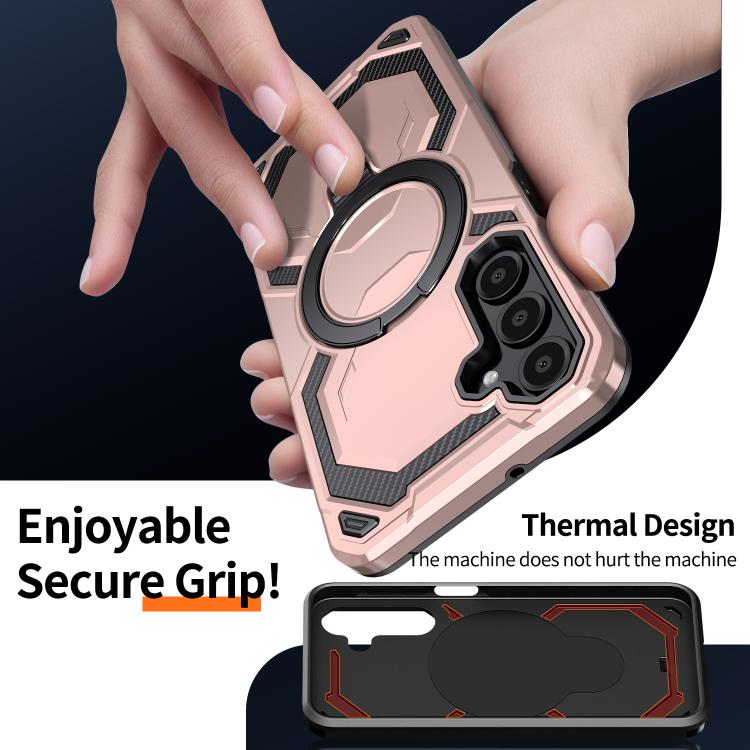 For Samsung Galaxy A15 5G / 4G Cooling MagSafe Holder Phone Case