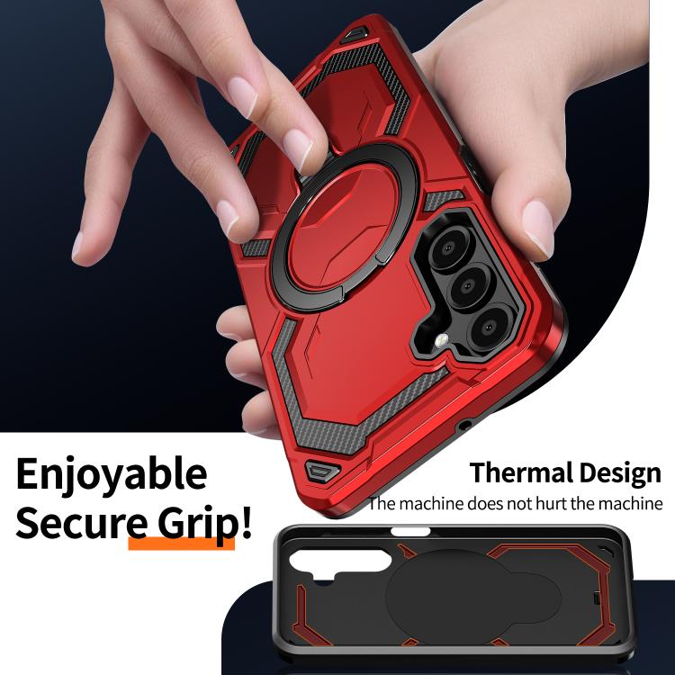 For Samsung Galaxy A05s Cooling MagSafe Holder Phone Case