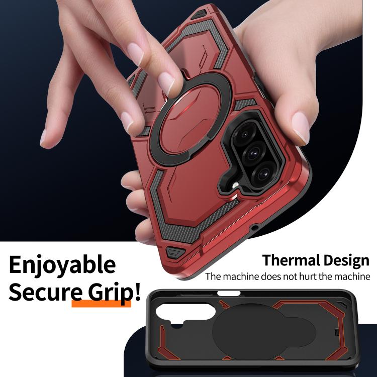 For Samsung Galaxy A26 5G Cooling MagSafe Holder Phone Case