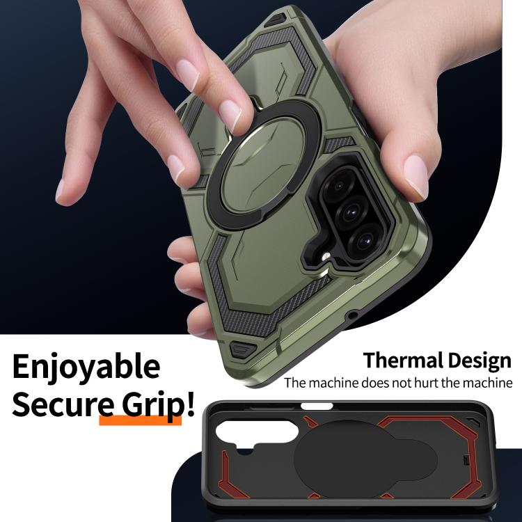 For Samsung Galaxy A26 5G Cooling MagSafe Holder Phone Case