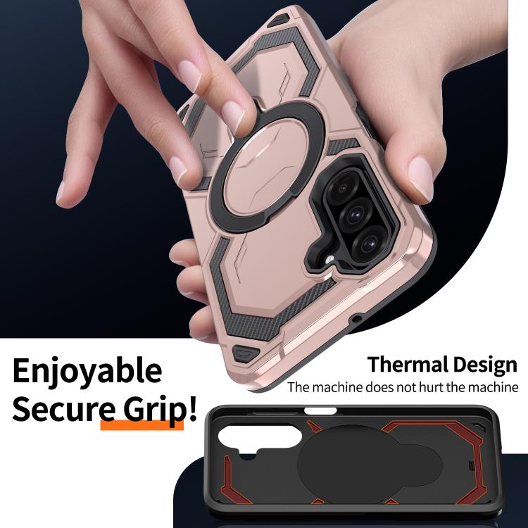 For Samsung Galaxy A26 5G Cooling MagSafe Holder Phone Case