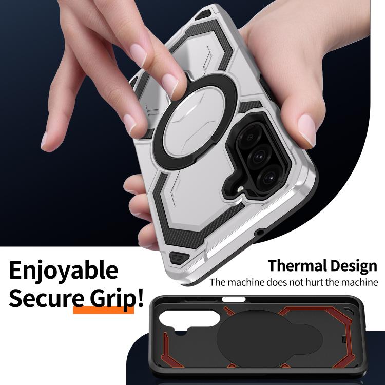 For Samsung Galaxy A26 5G Cooling MagSafe Holder Phone Case