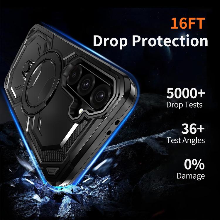 For Samsung Galaxy A36 5G Cooling MagSafe Holder Phone Case