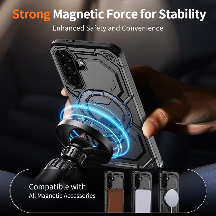 For Samsung Galaxy A36 5G Cooling MagSafe Holder Phone Case